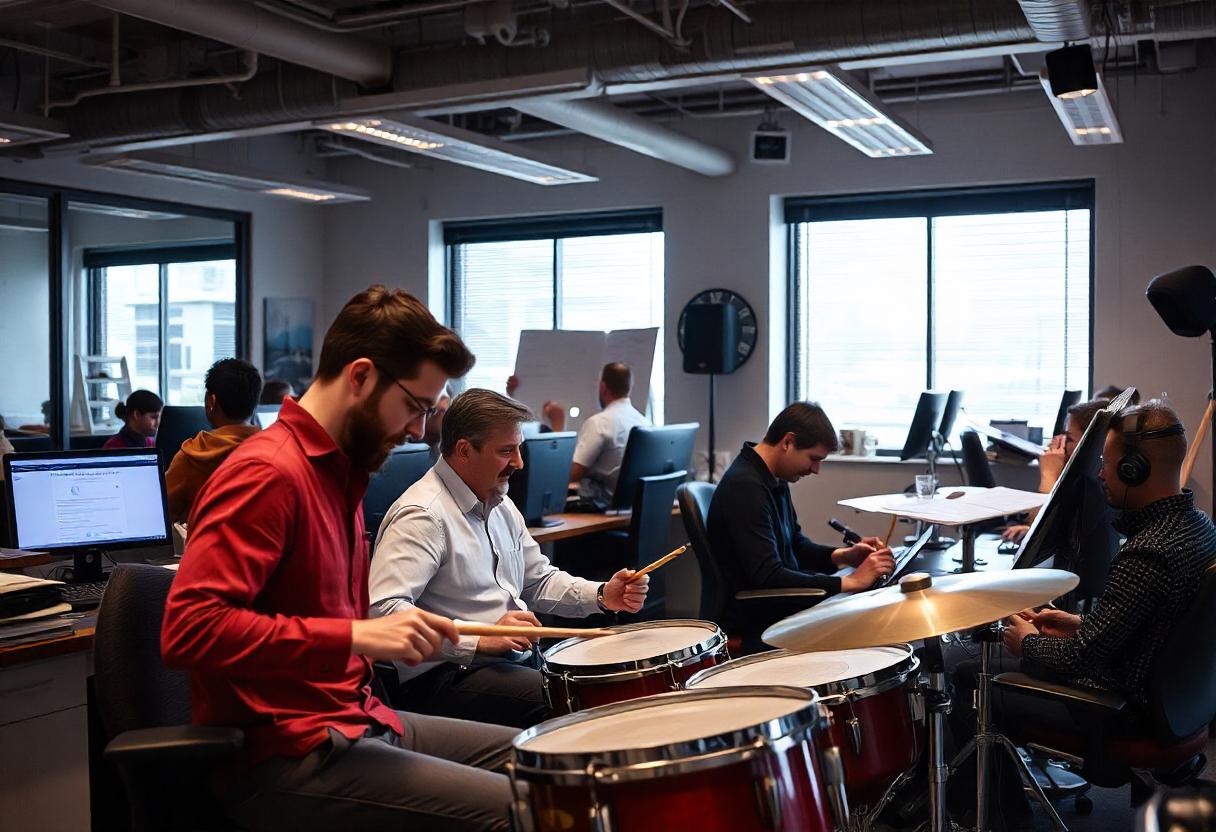 Drumming and running a company are surprisingly similar..